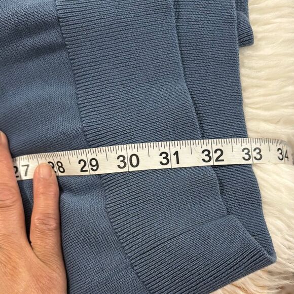 Lands End Blue V-Neck Vest - Picture 4 of 8